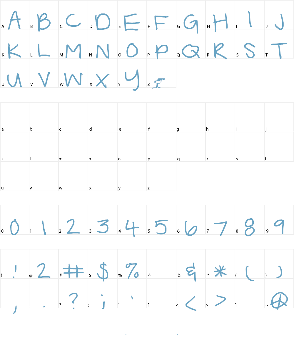 kiana font Font Character